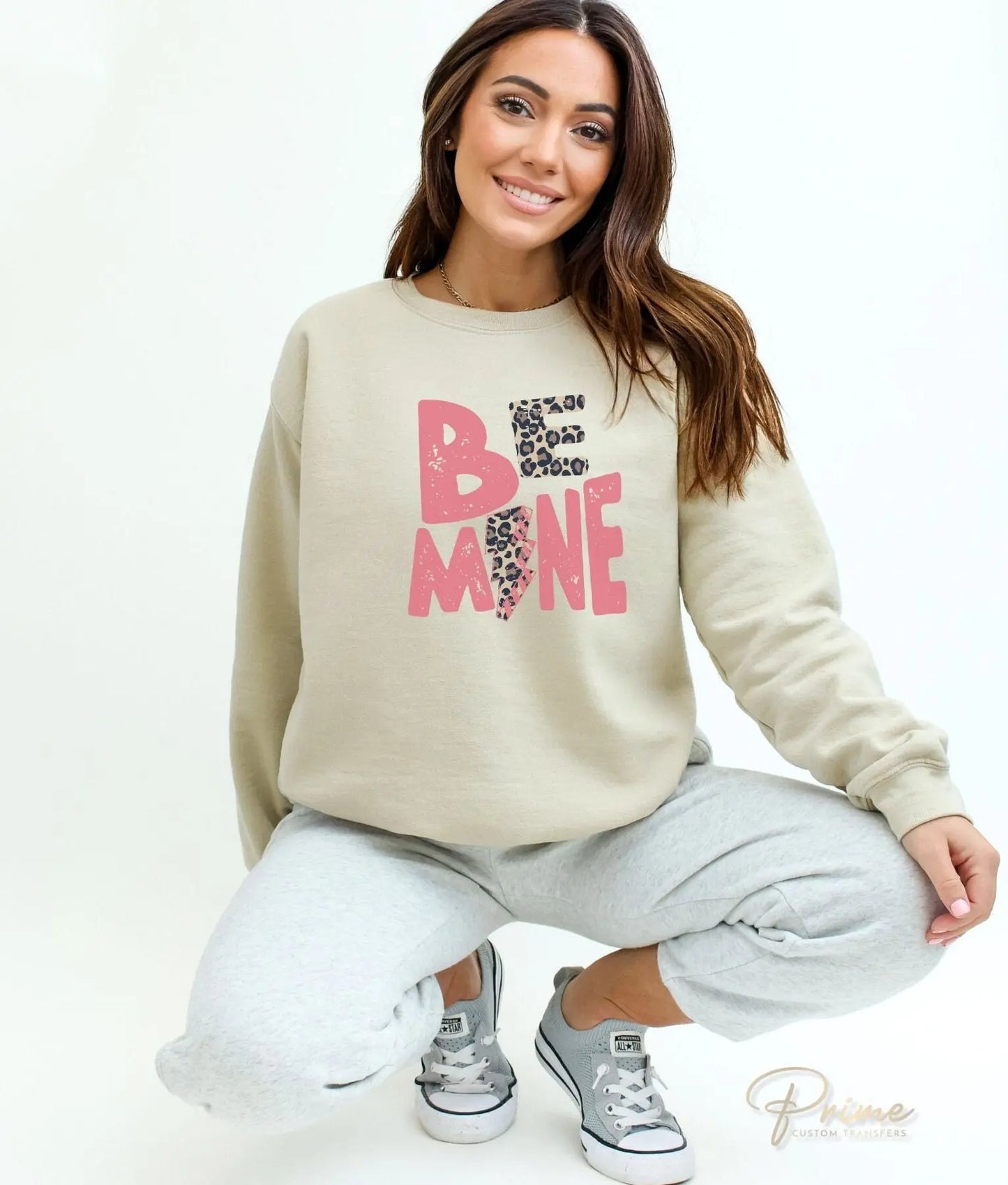 DTF Transfers, Ready to Press, T-shirt Transfers, Heat Transfer, Direct to Film, Cold Peel, Valentine's Day, Be Mine Cheetah Lightening Bolt