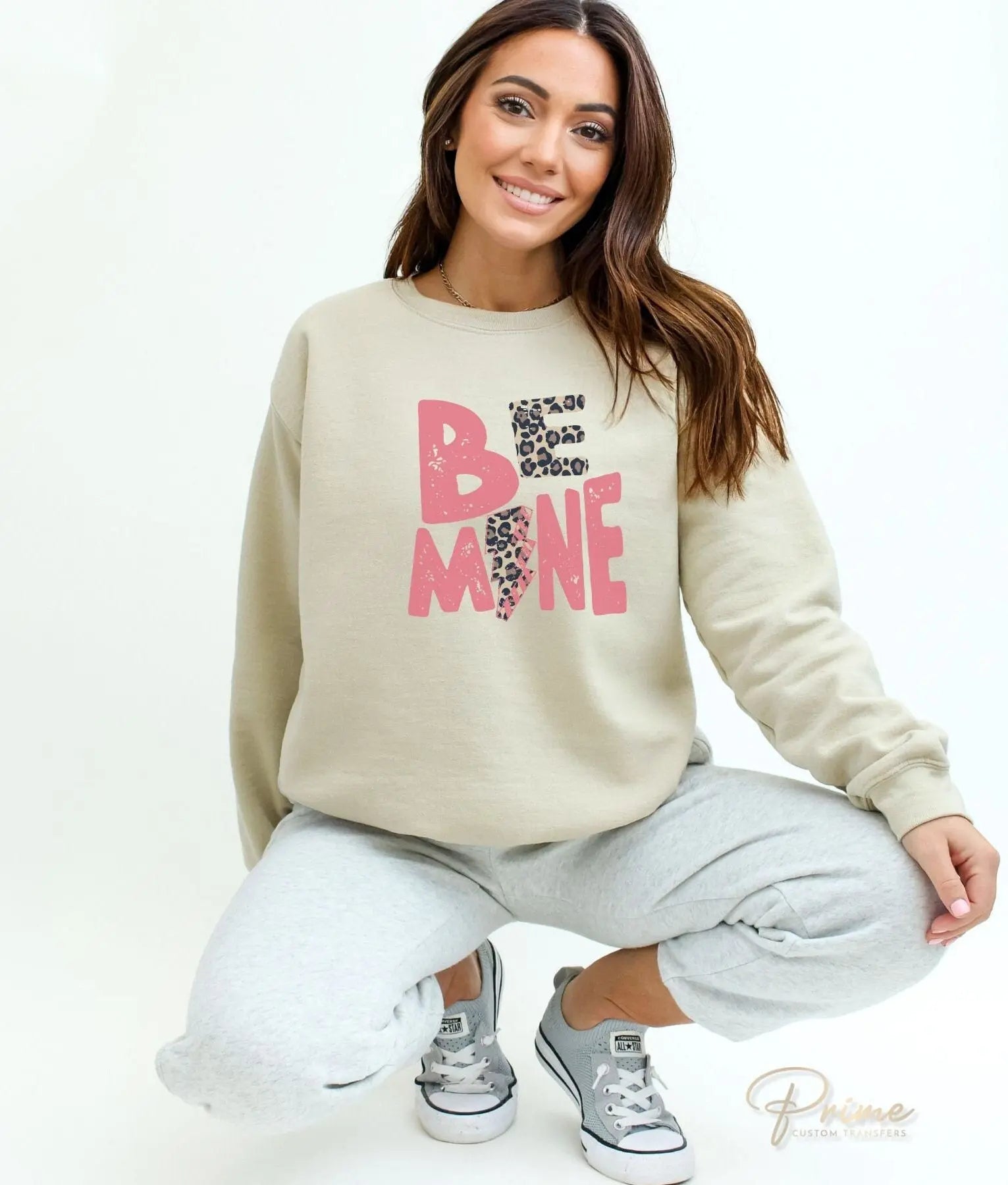 DTF Transfers, Ready to Press, T-shirt Transfers, Heat Transfer, Direct to Film, Cold Peel, Valentine's Day, Be Mine Cheetah Lightening Bolt