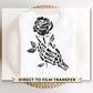 DTF Transfers, Ready to Press, T-shirt Transfers, Heat Transfer, Direct to Film, Valentine's Day, Skeleton, Flower, Skull Hand and Rose