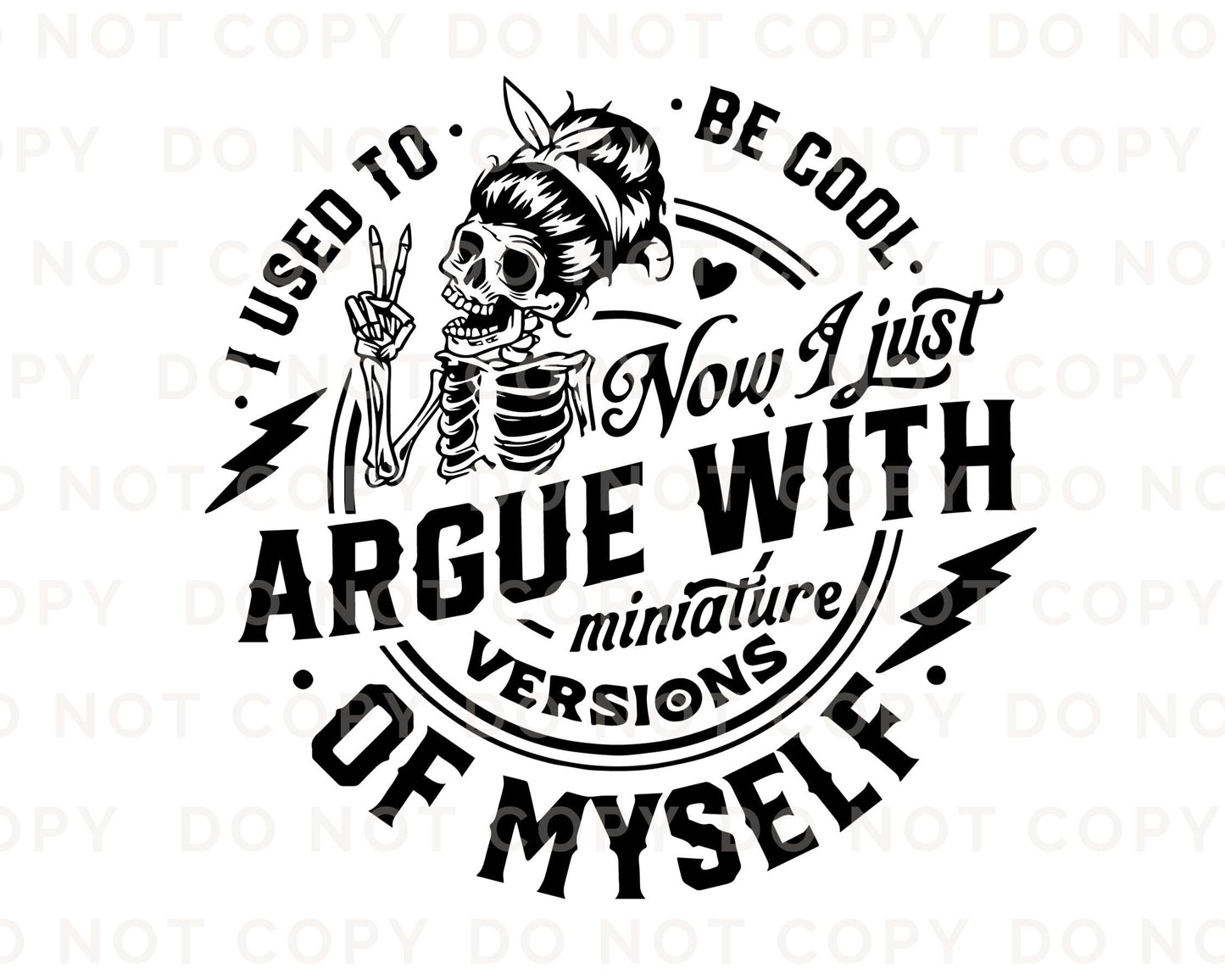 Mother's Day DTF Transfers, Ready to Press, T-shirt Transfers, Heat Transfer, Direct to Film, Motherhood, Skeleton, Skull, I Used To Be Cool