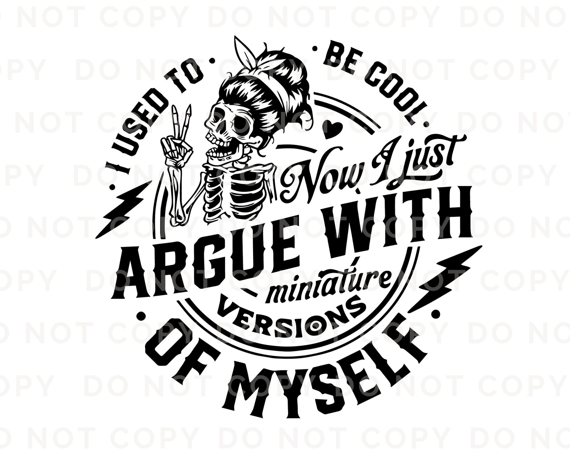 Mother's Day DTF Transfers, Ready to Press, T-shirt Transfers, Heat Transfer, Direct to Film, Motherhood, Skeleton, Skull, I Used To Be Cool