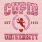 DTF Transfers, Ready to Press, T-shirt Transfers, Heat Transfer, Direct to Film, Valentine's Day, Holiday, Cold Peel, Cupid University