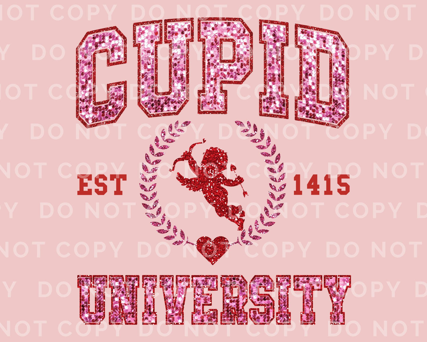 DTF Transfers, Ready to Press, T-shirt Transfers, Heat Transfer, Direct to Film, Valentine's Day, Holiday, Cold Peel, Cupid University