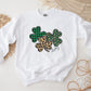 DTF Transfers, Ready to Press, T-shirt Transfers, Heat Transfer, Direct to Film, St Patties Day, St Patrick’s Day, Lucky Clovers Leopard