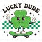 DTF Transfers, Ready to Press, T-shirt Transfers, Heat Transfer, Direct to Film, St Patrick’s Day, Shamrock, Retro, Clove, Lucky Dude