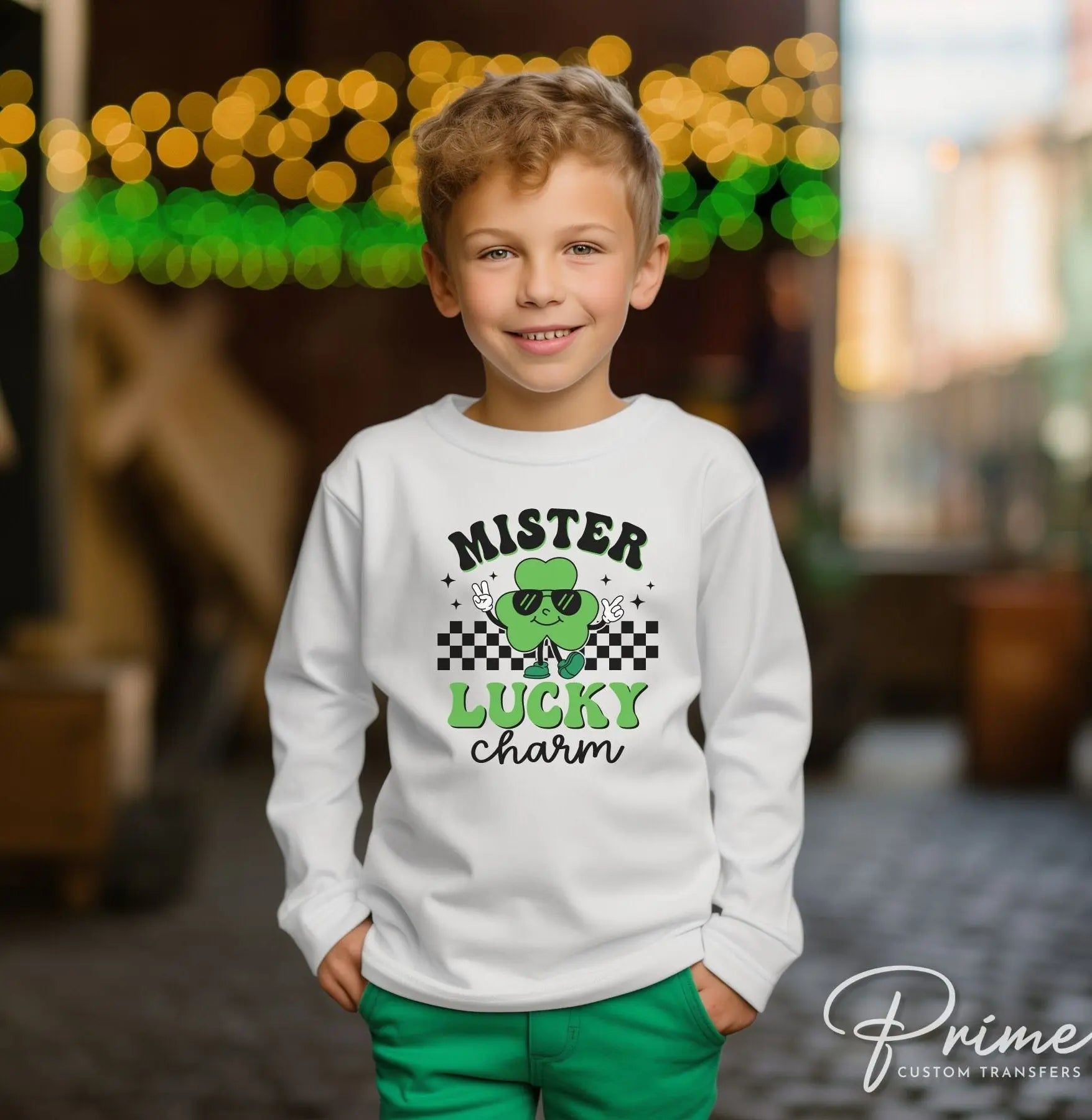 St. Patrick's Day DTF Transfer, Ready to Press, T-shirt Transfer, Heat Transfer, Direct to Film, Holiday, Lucky, Shamrock Mister Lucky Charm