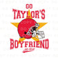 DTF Transfers, Ready to Press, T-shirt Transfers, Heat Transfer, Direct to Film, Sports, Full Color, Football, Go Taylor's Boyfriend