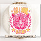 DTF Transfers, Ready to Press, T-shirt Transfers, Heat Transfer, Direct to Film, Valentine's Day, Holiday, Leopard, Self Love Club