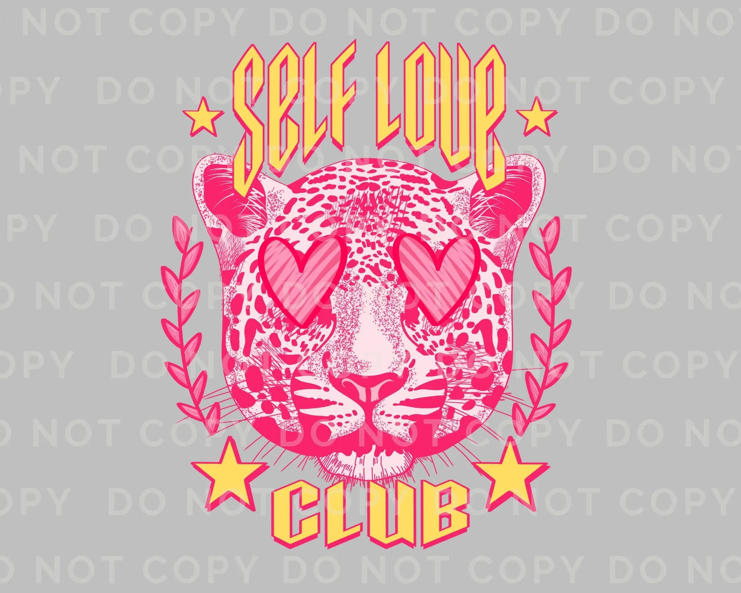 DTF Transfers, Ready to Press, T-shirt Transfers, Heat Transfer, Direct to Film, Valentine's Day, Holiday, Leopard, Self Love Club