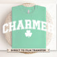 DTF Transfers, Ready to Press, T-shirt Transfers, Heat Transfer, Direct to Film, St Patrick’s Day, Mens, Clover, Shamrock, Charmer