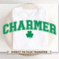 DTF Transfers, Ready to Press, T-shirt Transfers, Heat Transfer, Direct to Film, St Patrick’s Day, Mens, Clover, Shamrock, Charmer