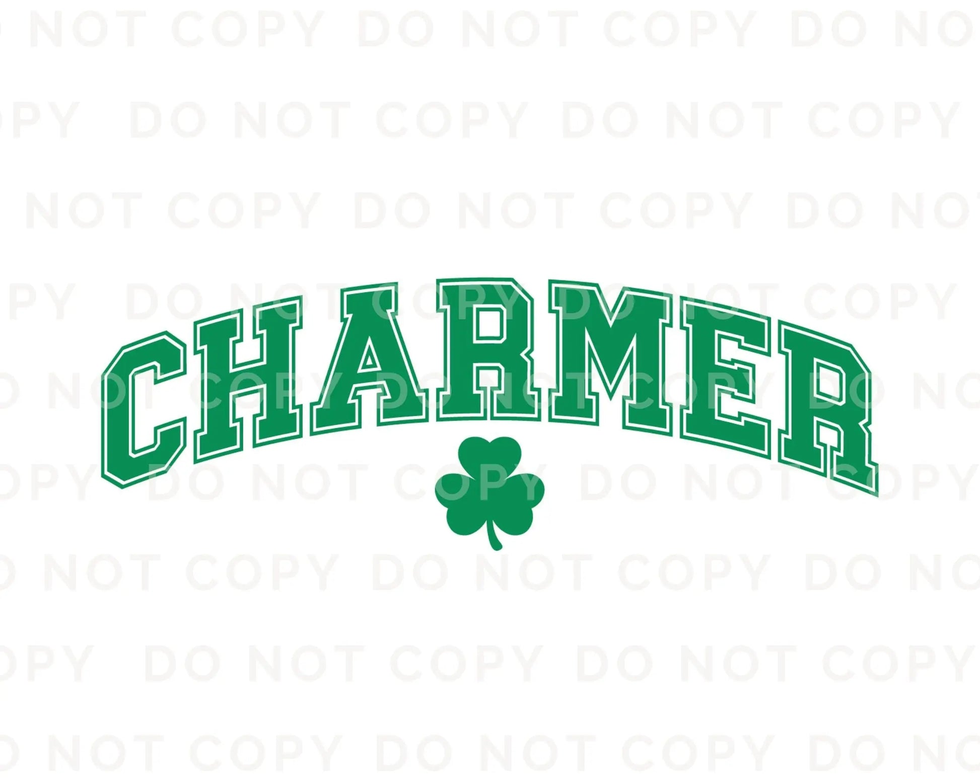 DTF Transfers, Ready to Press, T-shirt Transfers, Heat Transfer, Direct to Film, St Patrick’s Day, Mens, Clover, Shamrock, Charmer