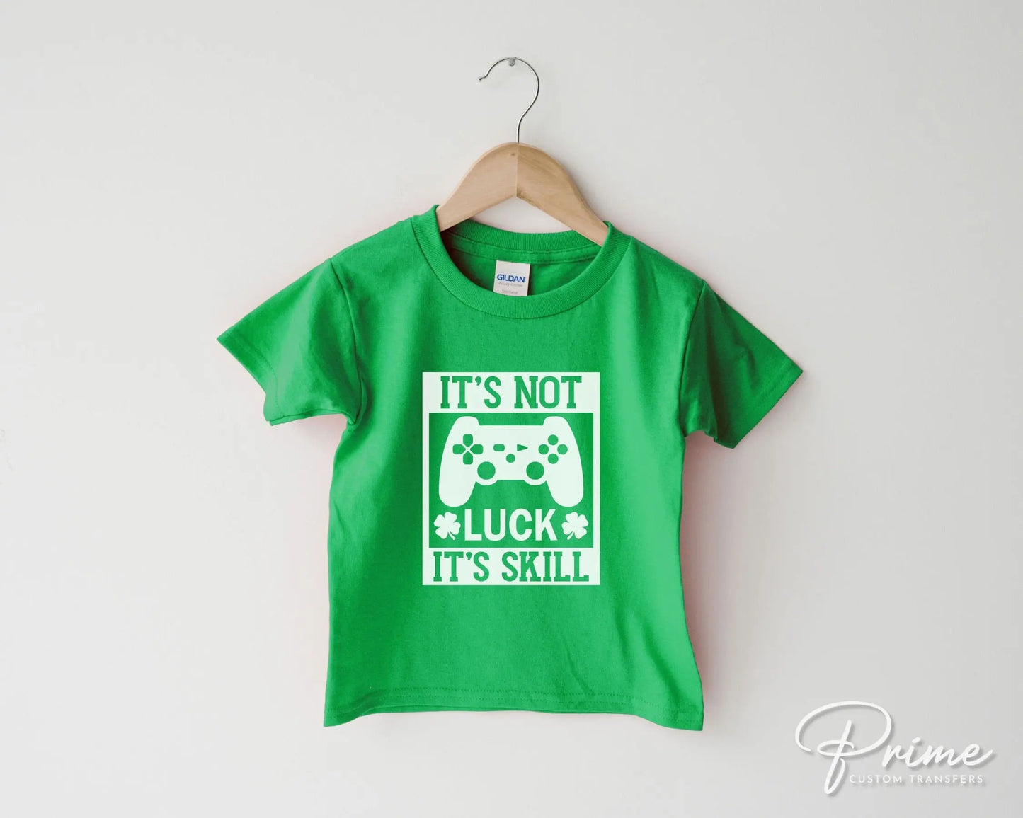 DTF Transfers, Ready to Press, T-shirt Transfers, Heat Transfer, Direct to Film, St Patties, Saint Patrick's Day, Video Games, It's Not Luck