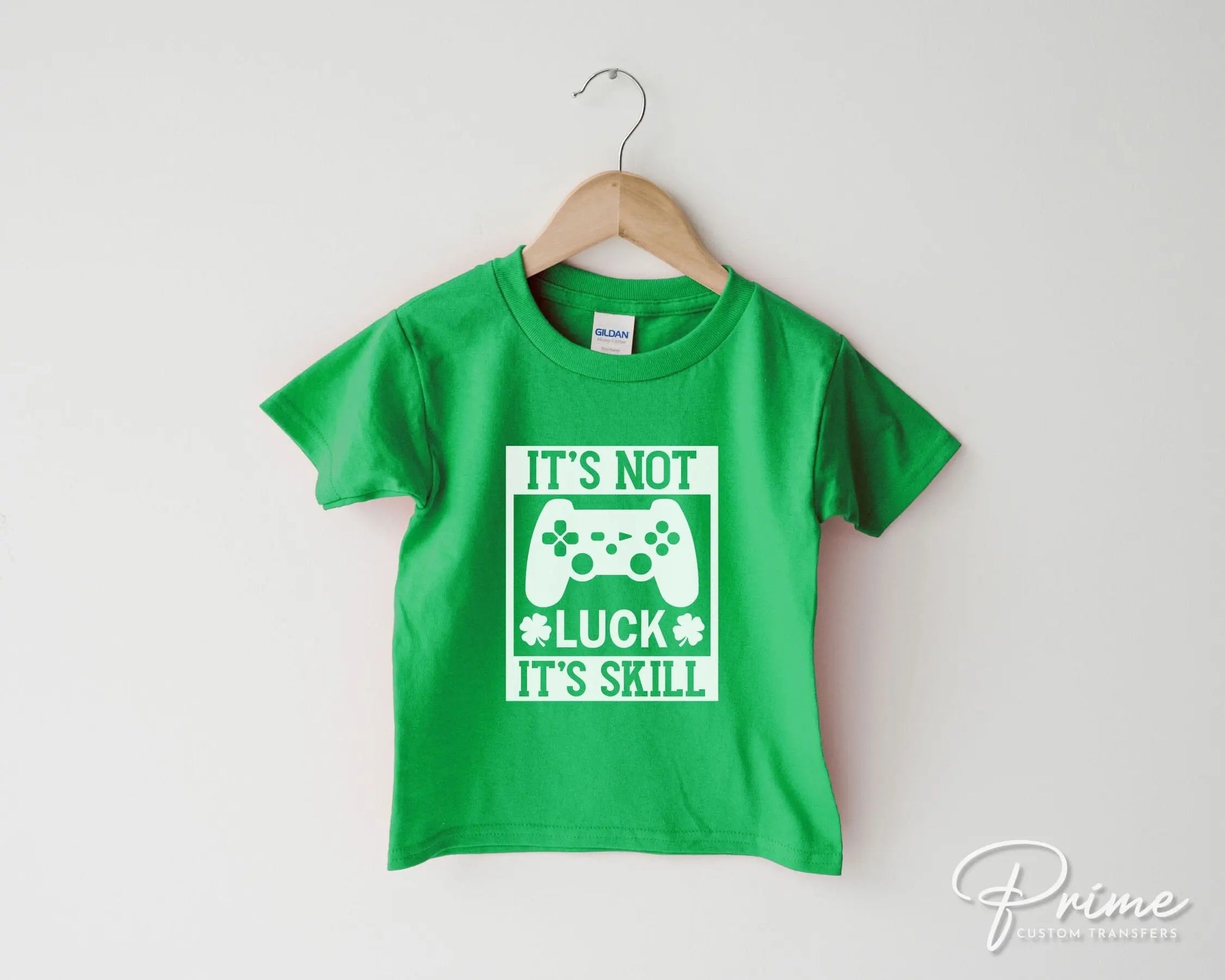 DTF Transfers, Ready to Press, T-shirt Transfers, Heat Transfer, Direct to Film, St Patties, Saint Patrick's Day, Video Games, It's Not Luck