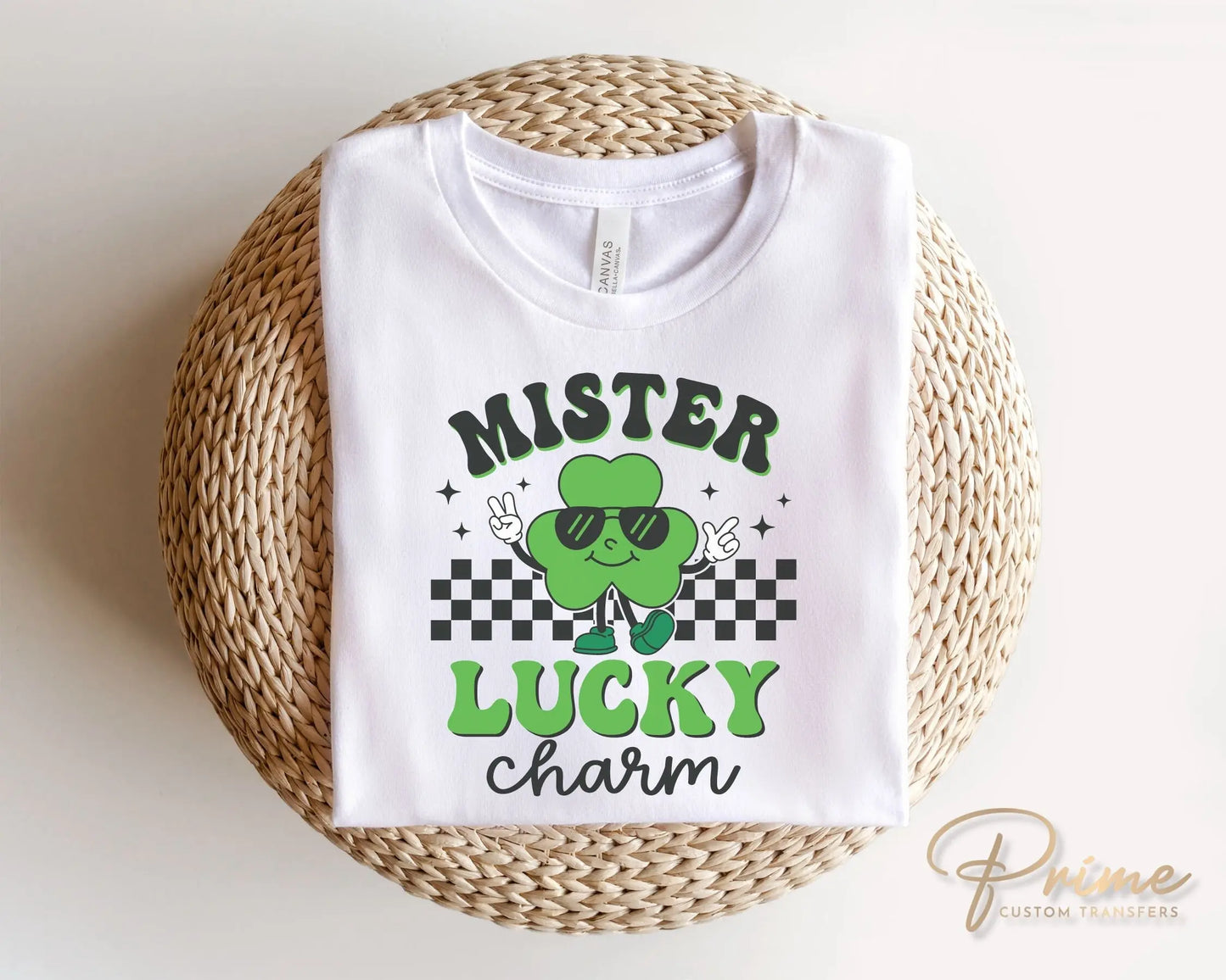 St. Patrick's Day DTF Transfer, Ready to Press, T-shirt Transfer, Heat Transfer, Direct to Film, Holiday, Lucky, Shamrock Mister Lucky Charm