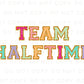Football DTF Transfers, Ready to Press, T-shirt Transfers, Heat Transfer, Direct to Film, Sports, Glitter, Faux Chenille, Team Halftime