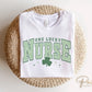 DTF Transfers, Ready to Press, T-shirt Transfers, Heat Transfer, Direct to Film, St Patrick’s Day, Shamrock, Clover, One Lucky Nurse