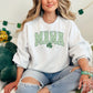 DTF Transfers, Ready to Press, T-shirt Transfers, Heat Transfer, Direct to Film, St Patrick’s Day, Shamrock, Clover, Mom, One Lucky Mama