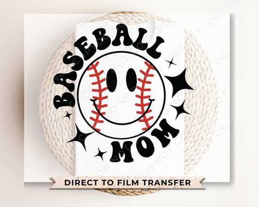 Baseball DTF Transfers, Ready to Press, T-shirt Transfers, Heat Transfer, Direct to Film, Sports, Softball, Groovy, Bleachers, Mom