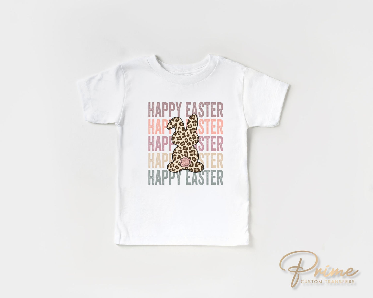 Easter DTF Transfers, Ready to Press, T-shirt Transfers, Heat Transfer, Direct to Film, Spring, Woman, Girl, Cheetah Leopard Bunny Rabbit