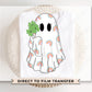 St Patrick’s Day DTF Transfers, Ready to Press, T-shirt Transfers, Heat Transfer, Direct to Film, Shamrock, Clover, Rainbow, Cute Ghost