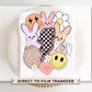 Easter DTF Transfers, Ready to Press, T-shirt Transfers, Heat Transfer, Direct to Film, Spring, Groovy, Bunny Collage, Lightning Bolt, Peeps