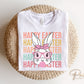 Easter DTF Transfers, Ready to Press, T-shirt Transfers, Heat Transfer, Direct to Film, Spring, Pastel, Happy Easter Bunny with Glasses