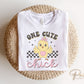 Easter DTF Transfers, Ready to Press, T-shirt Transfers, Heat Transfer, Direct to Film, Spring, Sunday, Kid, Vintage, Retro One Cute Chick