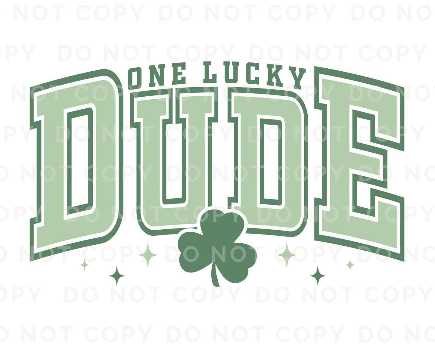 DTF Transfers, Ready to Press, T-shirt Transfers, Heat Transfer, Direct to Film, St Patrick’s Day, Shamrock, Clover, Boy, One Lucky Dude