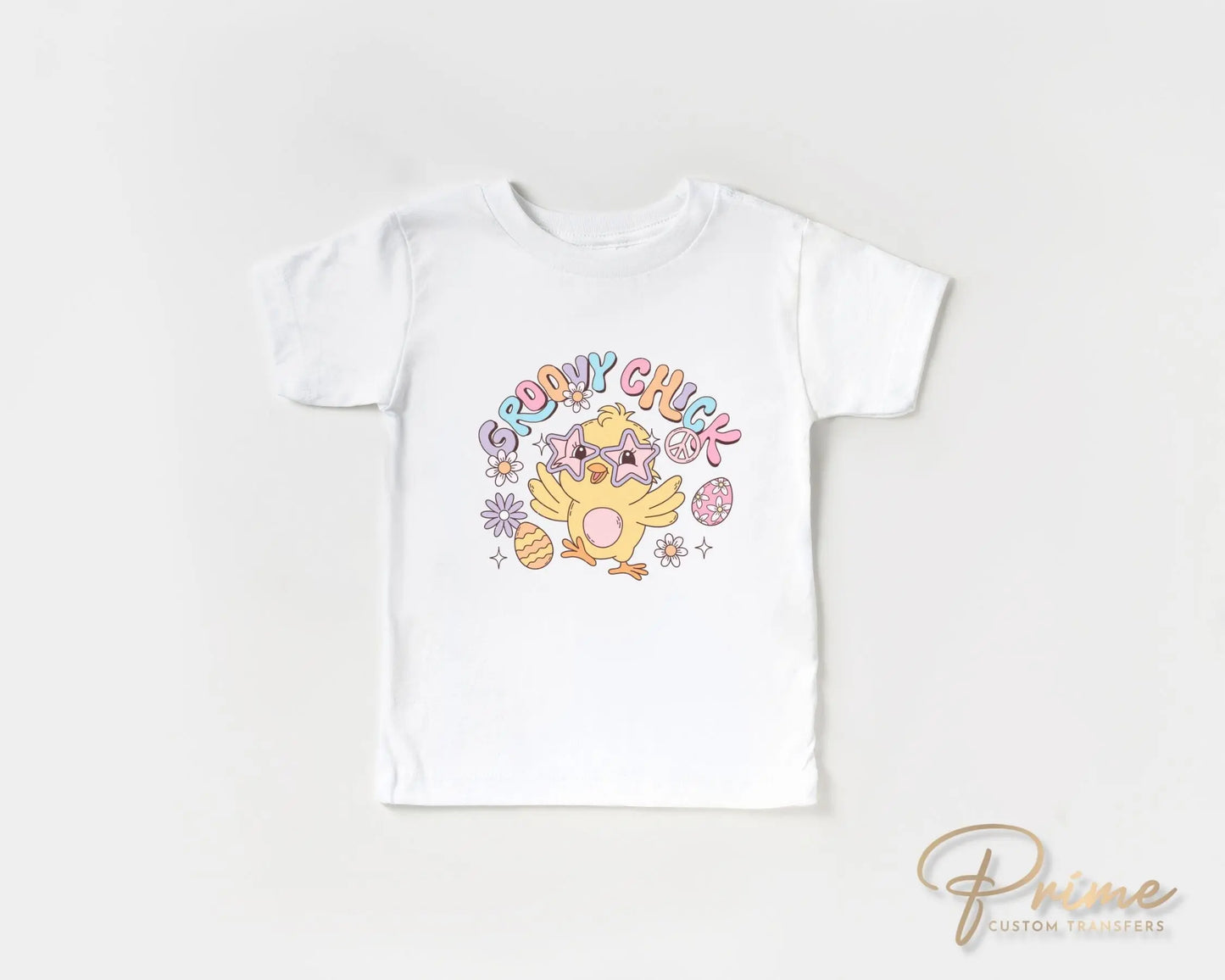 Easter DTF Transfers, Ready to Press, T-shirt Transfers, Heat Transfer, Direct to Film, Bunny, Rabbit, Peeps, Retro, Groovy, Chick,