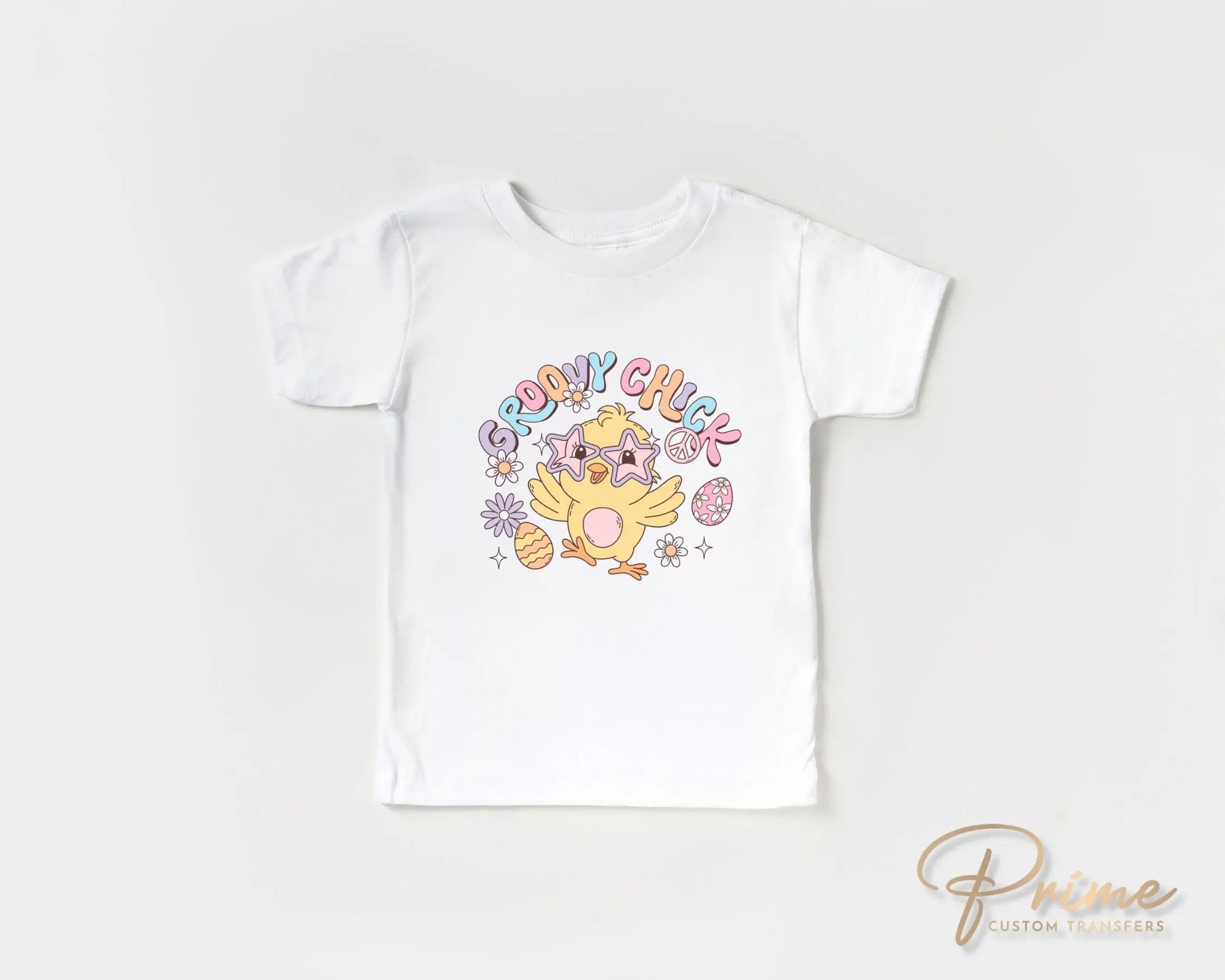 Easter DTF Transfers, Ready to Press, T-shirt Transfers, Heat Transfer, Direct to Film, Bunny, Rabbit, Peeps, Retro, Groovy, Chick,