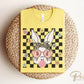 Easter DTF Transfers, Ready to Press, T-shirt Transfers, Heat Transfer, Direct to Film, Spring, Bubblegum, Glasses, Checkered, Cute Bunny