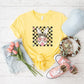 Easter DTF Transfers, Ready to Press, T-shirt Transfers, Heat Transfer, Direct to Film, Spring, Bubblegum, Glasses, Checkered, Cute Bunny