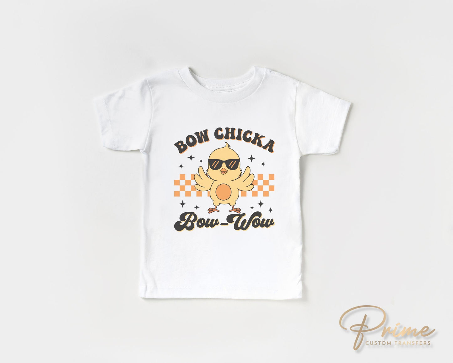 Easter DTF Transfers, Ready to Press, T-shirt Transfers, Heat Transfer, Direct to Film, Boy, Retro, Groovy, Chick, Bow Chicka Bow Wow