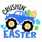 Easter DTF Transfers, Ready to Press, T-shirt Transfers, Heat Transfer, Direct to Film, Boy, Eggs, Funny, Monster Truck, Crushin' Easter