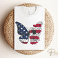 4th of July DTF Transfers, Ready to Press, T-shirt Transfers, Heat Transfer, Direct to Film, Memorial Day, USA, American Flag Butterfly