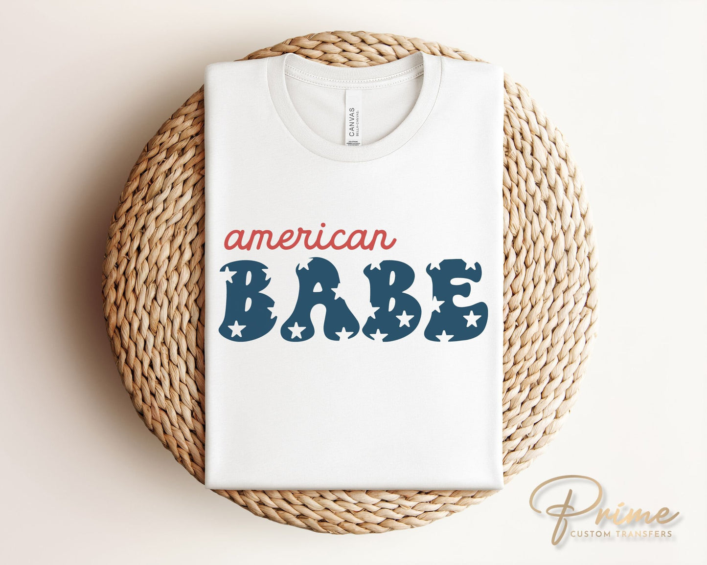 4th of July DTF Transfers, Ready to Press, T-shirt Transfers, Heat Transfer, Direct to Film, USA, Holiday, Family, Matching, American Babe