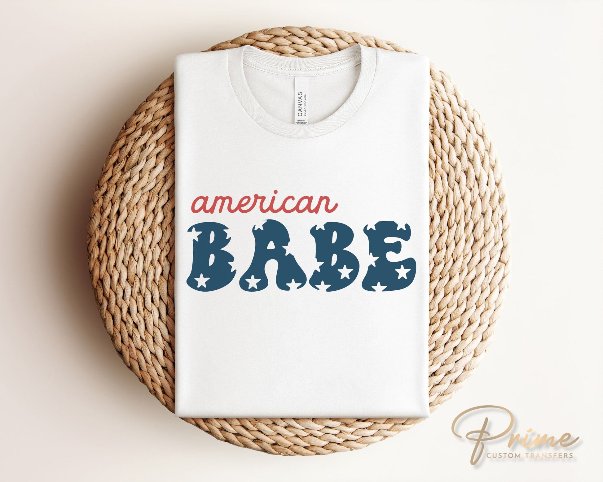 4th of July DTF Transfers, Ready to Press, T-shirt Transfers, Heat Transfer, Direct to Film, USA, Holiday, Family, Matching, American Babe