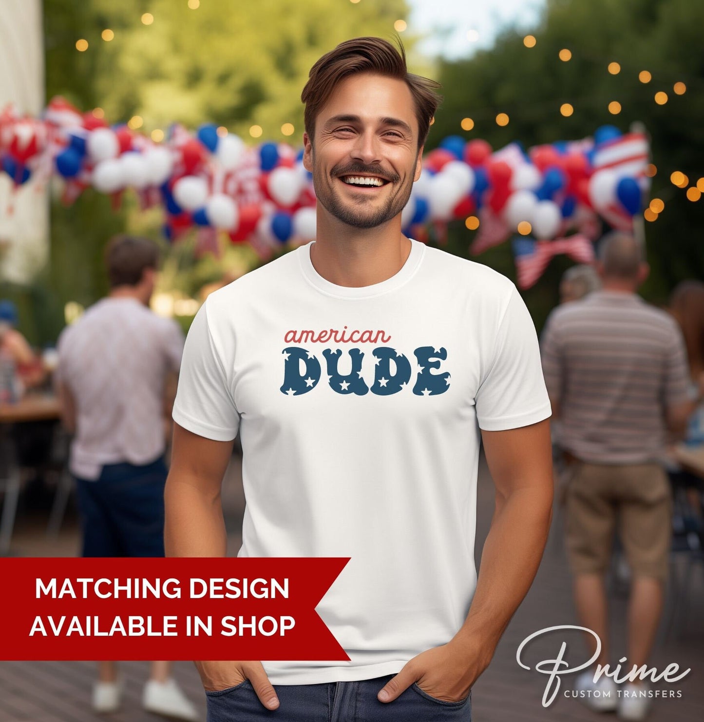 4th of July DTF Transfers, Ready to Press, T-shirt Transfers, Heat Transfer, Direct to Film, USA, Holiday, Family, Matching, American Babe