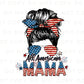 4th of July DTF Transfers, Ready to Press, T-shirt Transfers, Heat Transfer, Direct to Film, USA, Memorial Day, Family, All American Mama