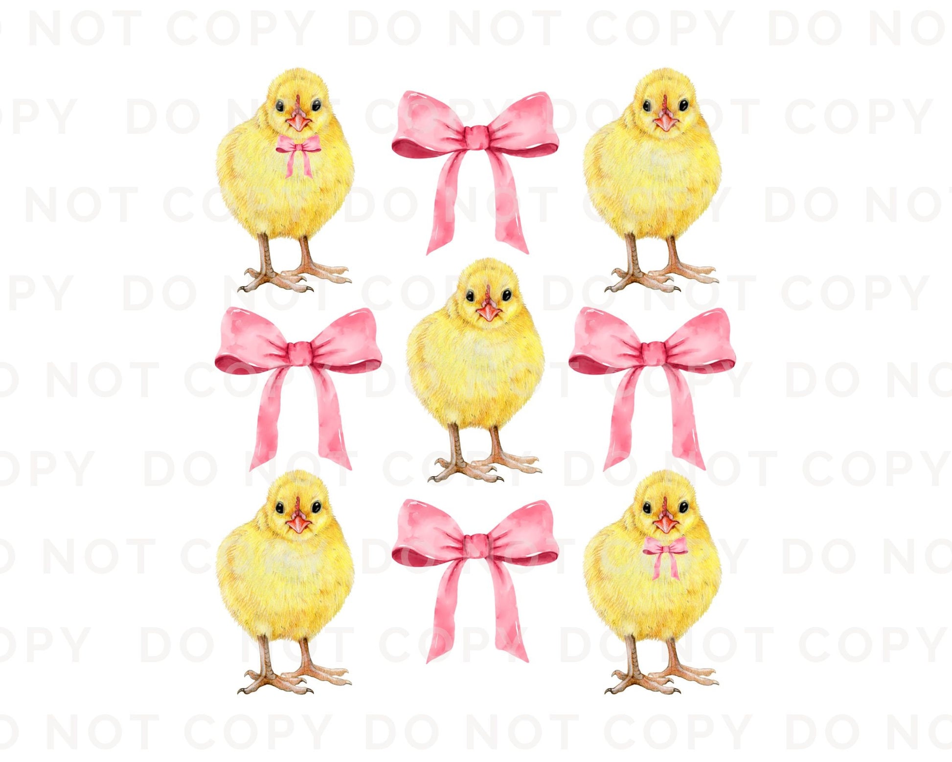 Easter DTF Transfers, Ready to Press, T-shirt Transfers, Heat Transfer, Direct to Film, Spring, Coquette, Sunday, Baby Chicks and Bows