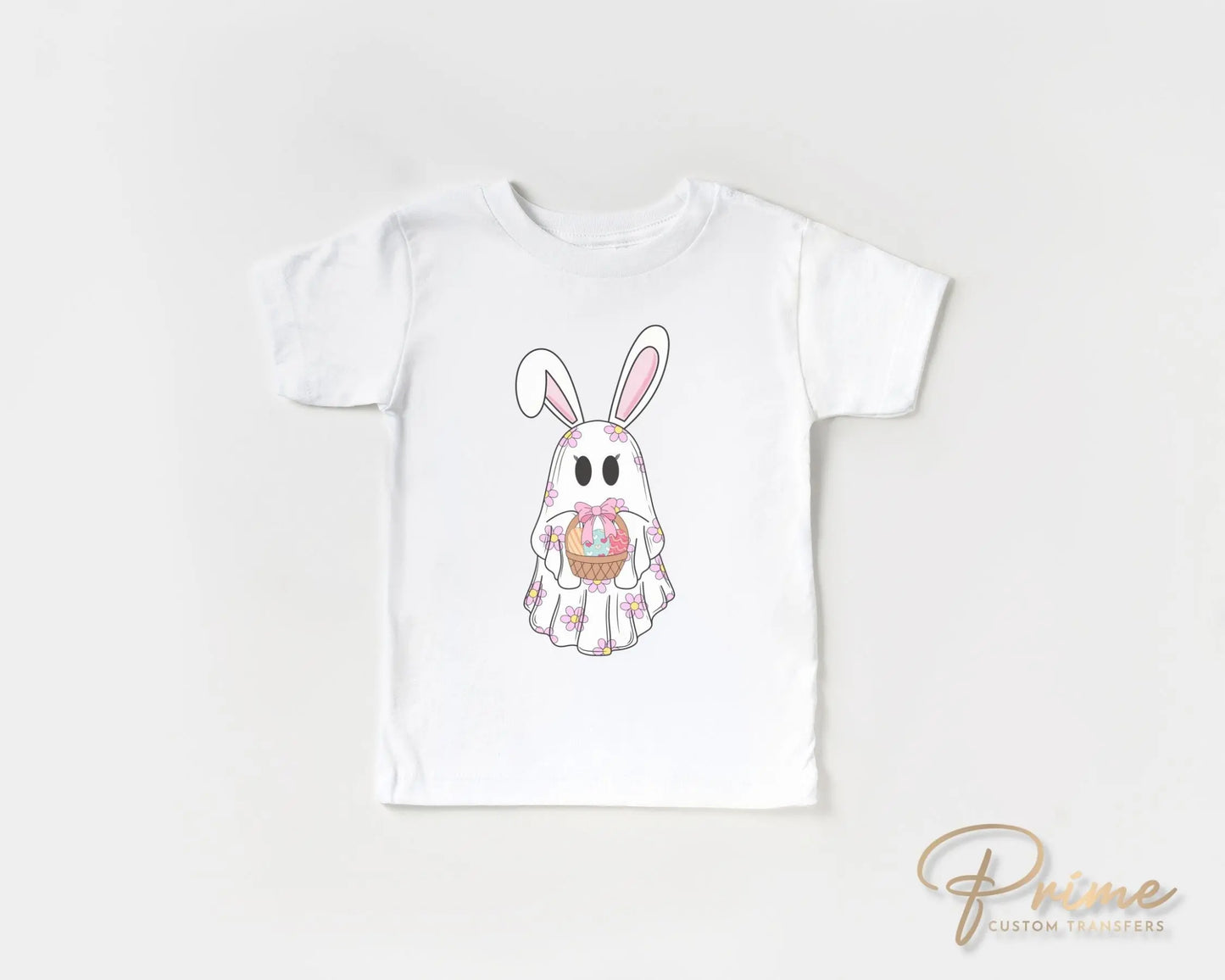 Easter DTF Transfers, Ready to Press, T-shirt Transfers, Heat Transfer, Direct to Film, Spring, Basket, Ghostie, Eggs, Spooky, Easter Ghost