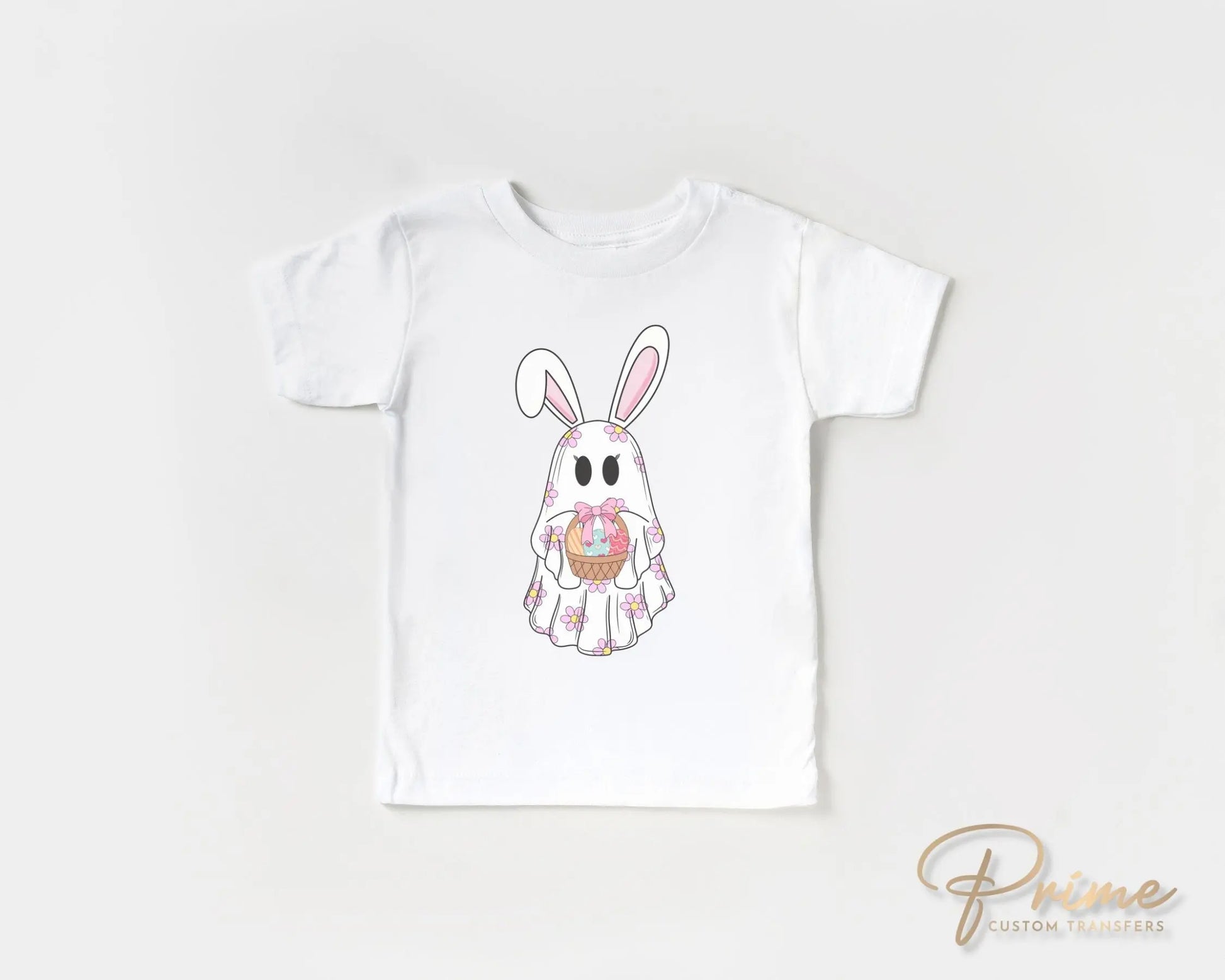 Easter DTF Transfers, Ready to Press, T-shirt Transfers, Heat Transfer, Direct to Film, Spring, Basket, Ghostie, Eggs, Spooky, Easter Ghost