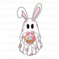 Easter DTF Transfers, Ready to Press, T-shirt Transfers, Heat Transfer, Direct to Film, Spring, Basket, Ghostie, Eggs, Spooky, Easter Ghost