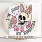 Easter DTF Transfers, Ready to Press, T-shirt Transfers, Heat Transfer, Direct to Film, Skull, Skeleton, Skellie, I'm Just So Eggstra