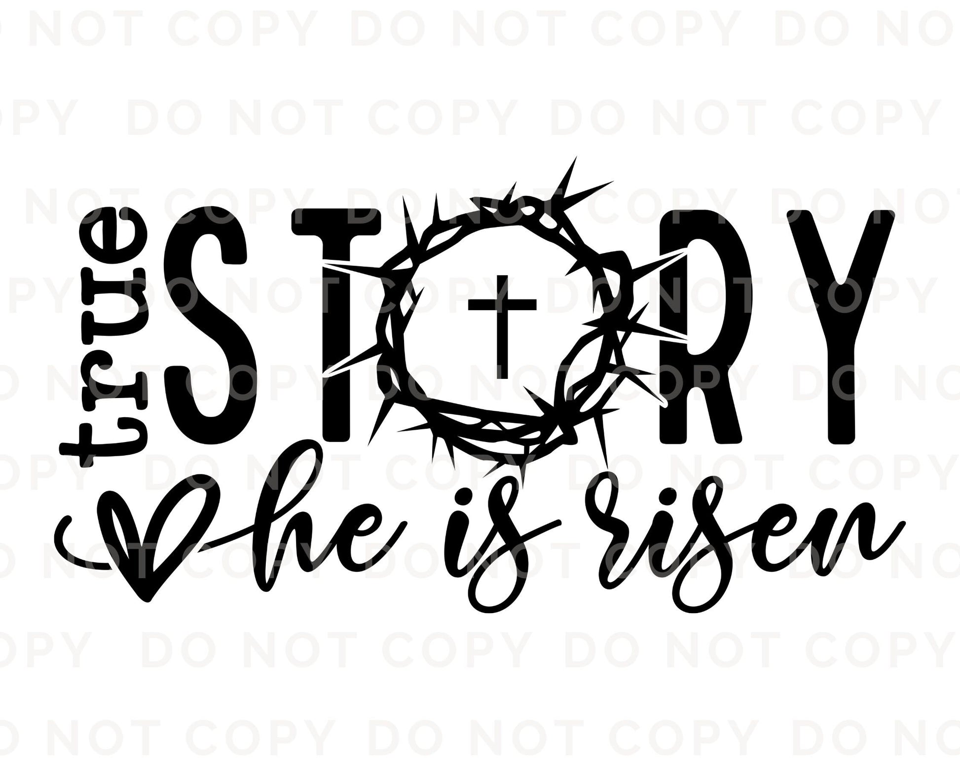 Easter DTF Transfers, Ready to Press, T-shirt Transfers, Heat Transfer, Direct to Film, Sunday, Jesus, Christian, True Story He Is Risen