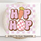 Easter DTF Transfers, Ready to Press, T-shirt Transfers, Heat Transfer, Direct to Film, Spring, Pink Checkered, Girl Easter, Hip Hop