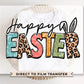 Easter DTF Transfers, Ready to Press, T-shirt Transfers, Heat Transfer, Direct to Film, Spring, Pastel, Happy Easter Leopard, Bunny Cheetah