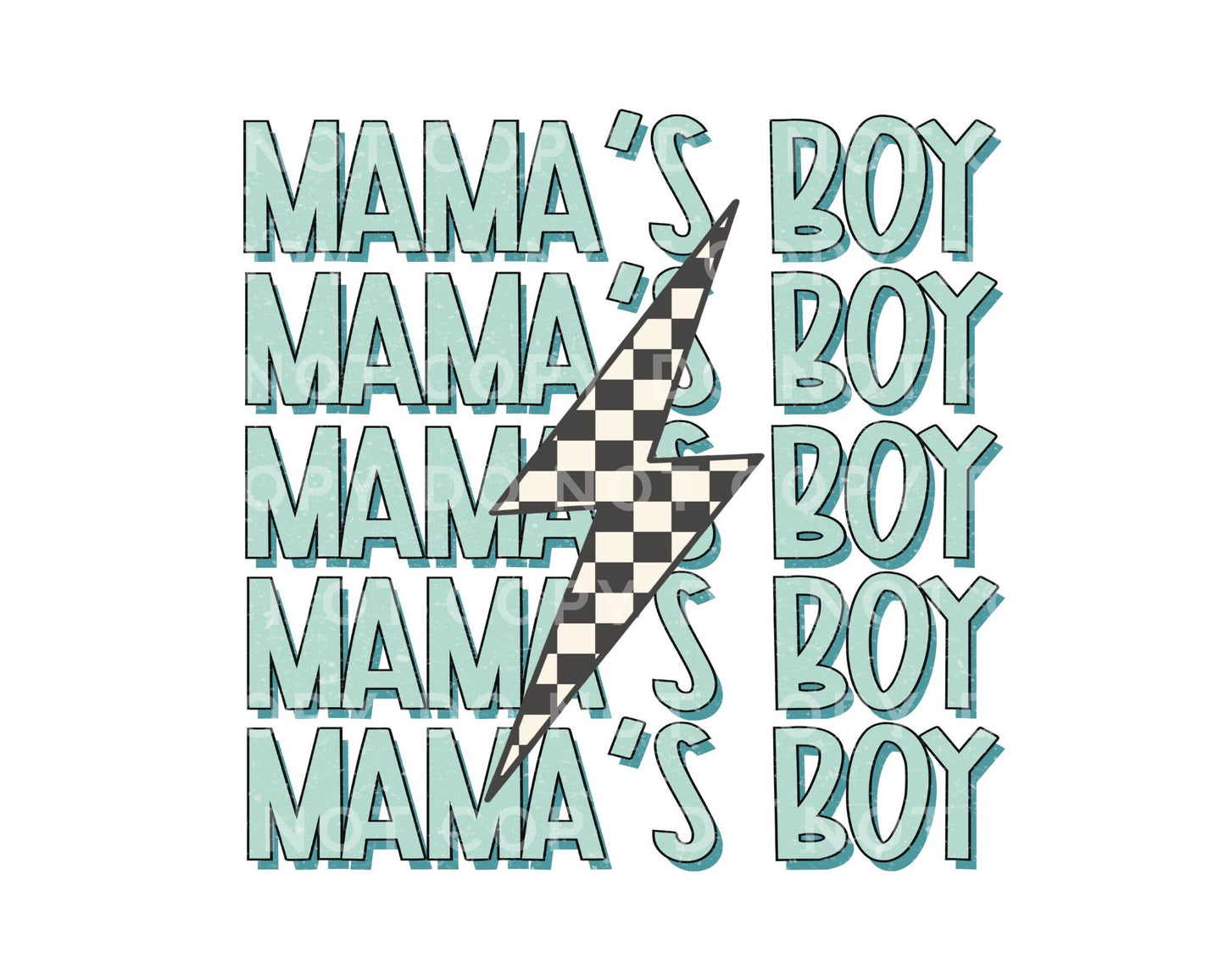 Mother's Day DTF Transfers, Ready to Press, T-shirt Transfers, Heat Transfer, Direct to Film, Mommy and Me, Matching, Boy, Mama's Boy