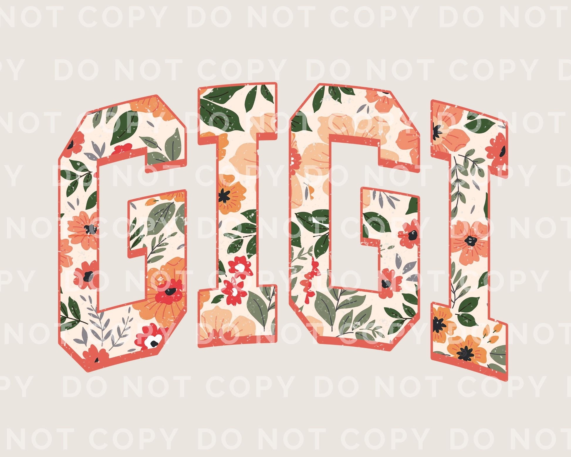 Mother's Day DTF Transfers, Ready to Press, T-shirt Transfers, Heat Transfer, Direct to Film, Motherhood, Retro, Boho, Gift, Floral Gigi